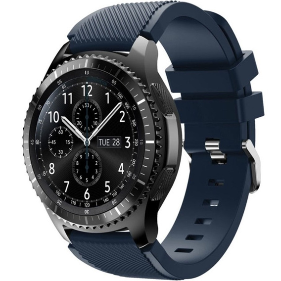 Силиконовый ремешок Twill Texture 22mm, Blue