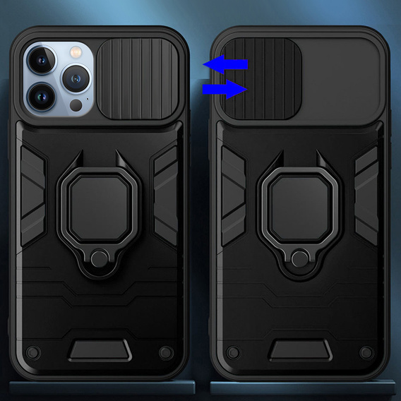 Чехол Ring Lens для iPhone 13 Pro, Black