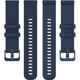 Силиконовый ремешок 18mm до Garmin Vivomove 3S / Vivoactive 4S, Dark Blue