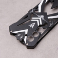Бронированный чехол для Samsung Galaxy S23, Aluminum Alloy, чёрный