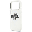 Чехол Karl Lagerfeld IML Glitter Karl and Choupette MagSafe для iPhone 17 Pro