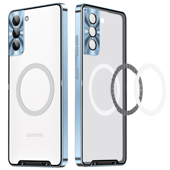 Защитный чехол для камеры Samsung Galaxy S21 FE 5G, CamShield MagSafe, прозрачный / синий