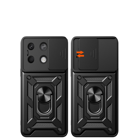 Чехол NOX Camera Slide Xiaomi Redmi Note 13 5G, CamShield Slide, чёрный