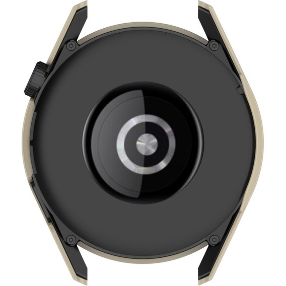 2в1 чехол и защитное стекло для часов Huawei Watch GT 3 42mm, Case, Beige