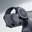 Бездротовий індуктивний зарядний пристрій 3в1 ERBORD для смартфона, Galaxy Watch і Galaxy Buds, чорний