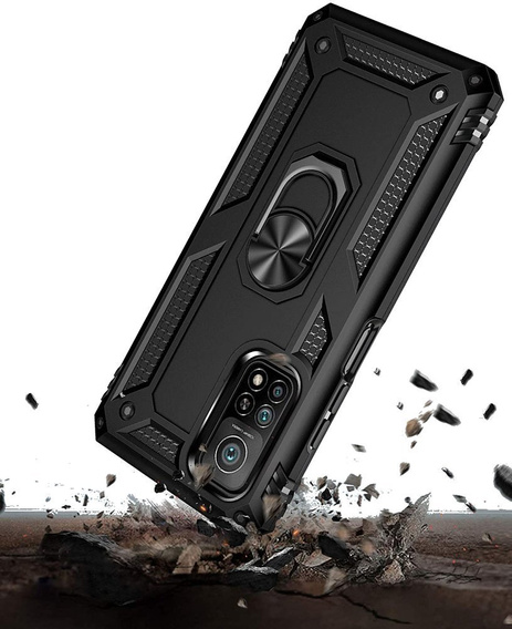 Броньований Чoхол до Xiaomi Mi 10T/Mi 10T Pro, Nox Case Ring, чорний