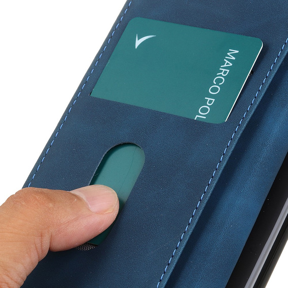 Чехол Wallet до Vivo Y21 / Y21s / Y33s, KHAZNEH, Vintage, Blue