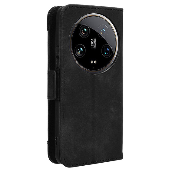 Футляр з клапаном для Xiaomi 14 Ultra, Card Slot, чорний