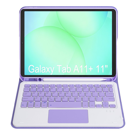 Чехол с Bluetooth-клавиатурой и тачпадом для Samsung Galaxy Tab A11+