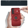 Чохол для Samsung Galaxy S20 FE, Military Magnet, для MagSafe, червоний