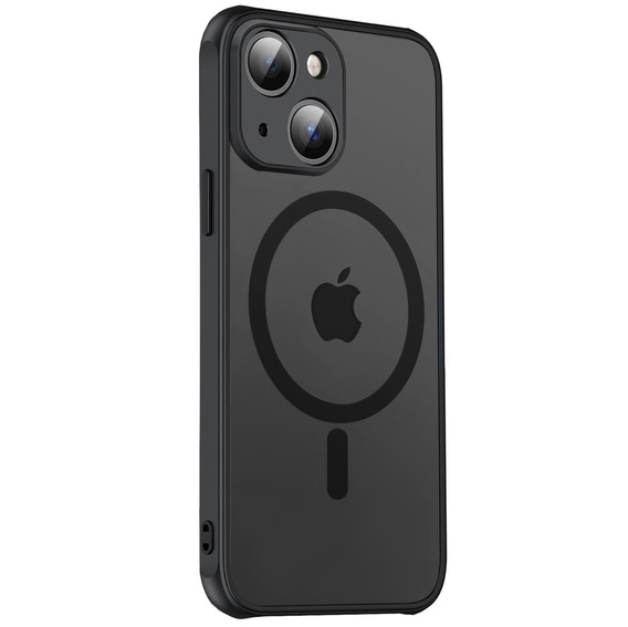 Чохол MagSafe для iPhone 15 Plus, Hybrid Matte Lens Pro, чорний