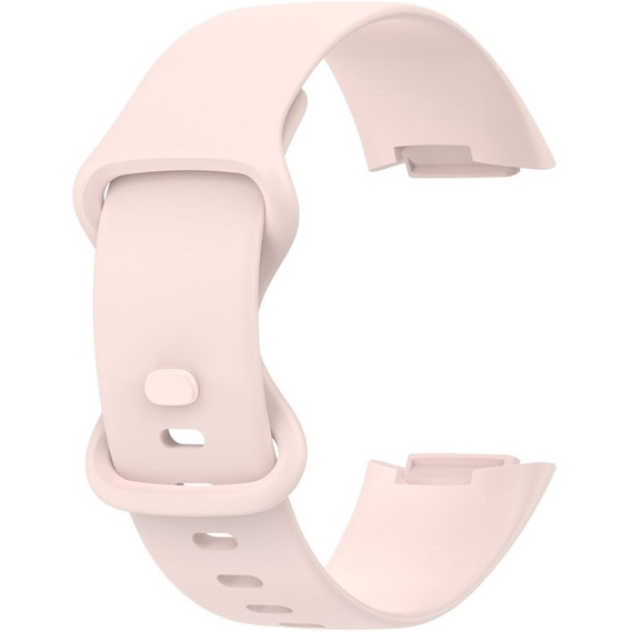 Резиновый браслет Softband для  Fitbit Charge 5 - Light Pink