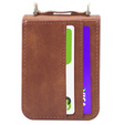 Чехол Leather Card Slots для Samsung Galaxy Z Flip3 5G, Brown