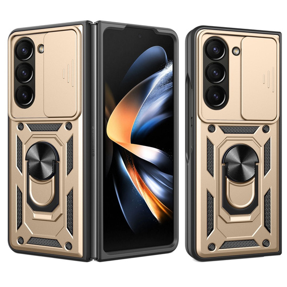 Чехол NOX Camera Slide Samsung Galaxy Z Fold5 5G, CamShield Slide, золото