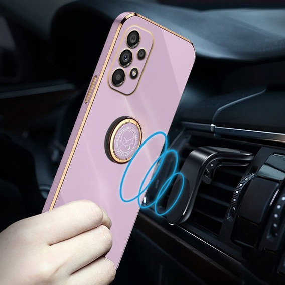 Чехол до Samsung Galaxy A53 5G, Electro Ring, фиолетовый