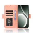 Футляр з клапаном для Realme GT 6 / 6T, Card Slot, рожевий