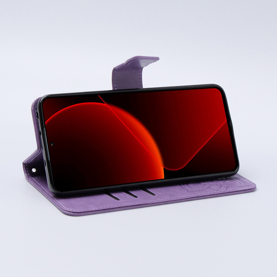 Чохол-книжка для Xiaomi 13T / 13T Pro, Butterfly, фіолетовий