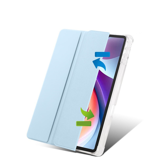 Чехол для Lenovo Tab M11, Smartcase Hybrid, с местом для стилуса, синий