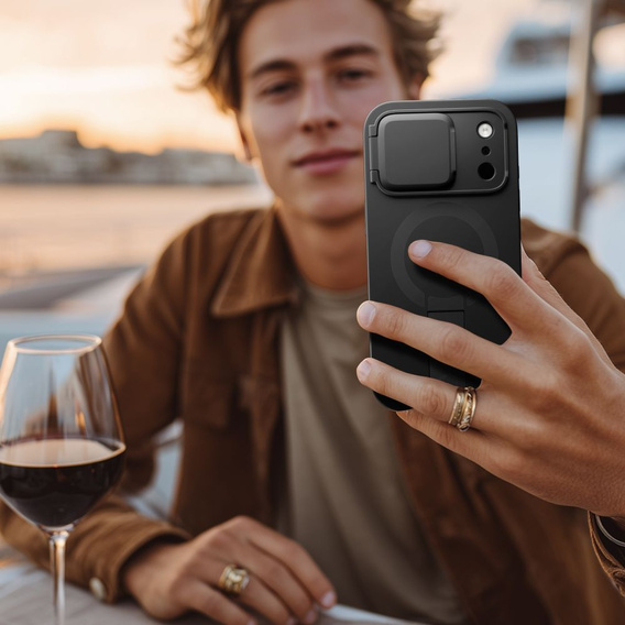 Захисний чохол Tech-Protect Kevlar Aura з функцією підставки та MagSafe для iPhone 17 Pro Max