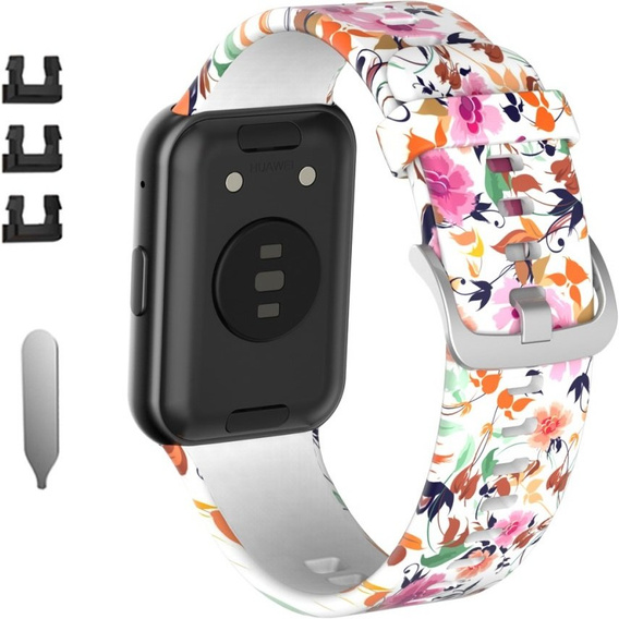 Ремешок Smooth до Huawei Watch Fit, Beautiful Flower