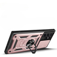 Чехол NOX Camera Slide Samsung Galaxy S23 Ultra, CamShield Slide, розовый rose gold