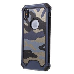 Pancerne Etui Moro Hybrid Case iPhone X 5.8 - Navy Blue