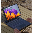 Чехол-клавиатура для Samsung Galaxy Tab S10 Lite / S10 FE / S9 FE / S9, Dexnor Magnetic Keyboard Touchpad, синий