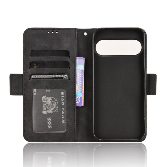 Футляр з клапаном для Google Pixel 9 / Google Pixel 9 Pro, Card Slot, чорний