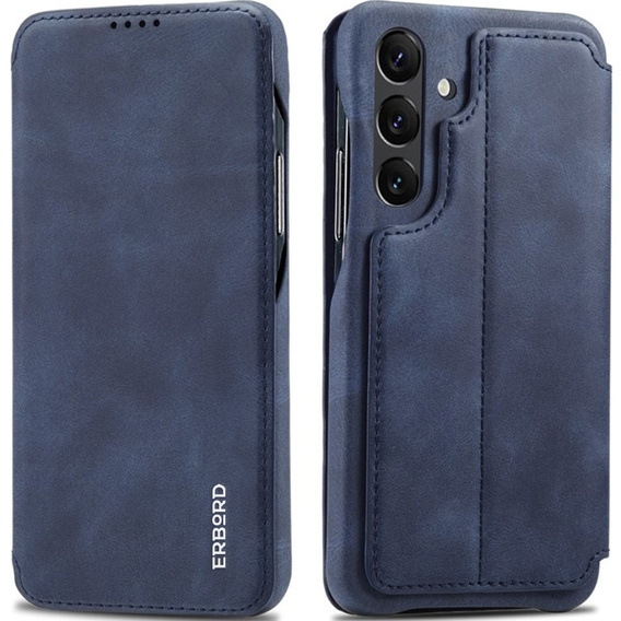Откидной чехол для Samsung Galaxy A54, ERBORD Retro, синий