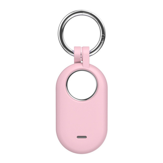 Силиконовый чехол-брелок для Samsung SmartTag2, розовый