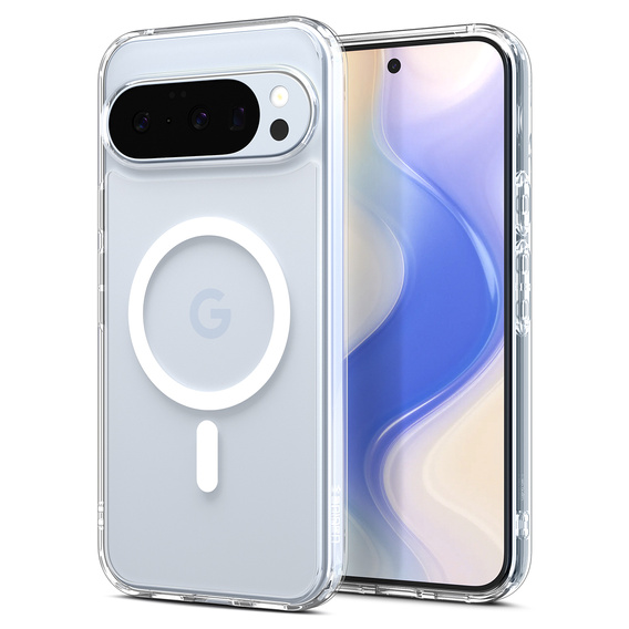 Spigen Ultra Hybrid MagSafe чохол для Google Pixel 10 Pro XL, прозорий/білий