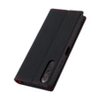 Чохол-книжка для Sony Xperia 10 V, Litchi Skin Grain, чорний