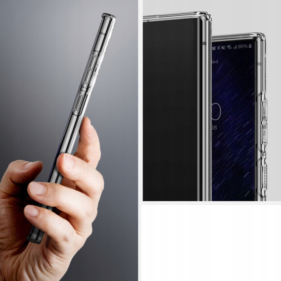 Чехол Spigen до Samsung Galaxy S22 Ultra, Liquid Crystal, прозрачный