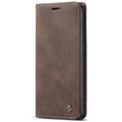 Чехол CASEME для Samsung Galaxy A53 5G, Leather Wallet Case, кофе