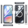Чехол для Samsung Galaxy A16, Shockproof, со стеклом, для MagSafe, чёрный