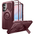 Броньований чохол для Samsung Galaxy S24 FE, Dexnor Full Body (Two Frames), рожевий