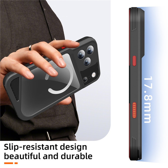 Водонепроникний чохол SHELLBOX GTM IP68 з MagSafe для iPhone 17 Pro Max