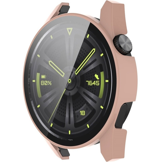 2в1 чехол и защитное стекло для часов Huawei Watch GT 3 46mm, Pink