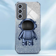 Чехол для Samsung Galaxy A55 5G, Glitter Astronaut, синий