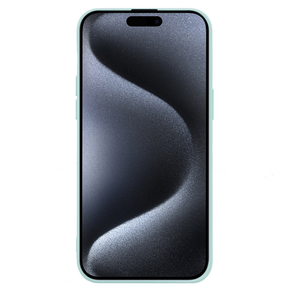 Чехол до iPhone 15 Pro, Silicone Lite, синий