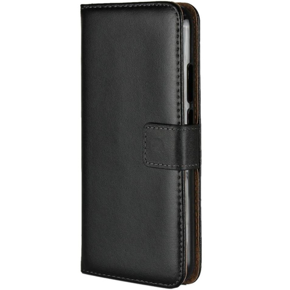 Откидной чехол для Huawei P20 Lite, Split Leather Wallet, чёрный