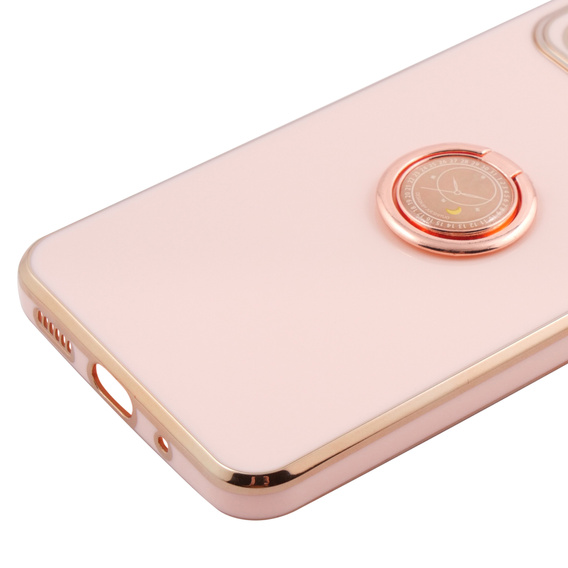 Чoхол до Xiaomi Redmi 12C, Electro Ring, рожевий rose gold