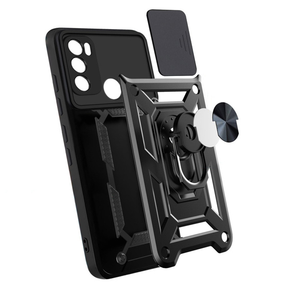 Чохол NOX Camera Slide Motorola Moto G60, CamShield Slide, чорний