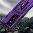 Чехол NOX Camera Slide Samsung Galaxy S24 Ultra, CamShield Slide, фиолетовый