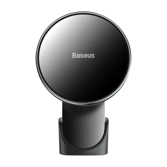 Автомобільний тримач BASEUS Wisdom з індуктивною зарядкою, 15 Вт - Black