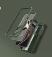 Броньований чохол для Samsung Galaxy S25, Dexnor Full Body (Two Frames), зелений