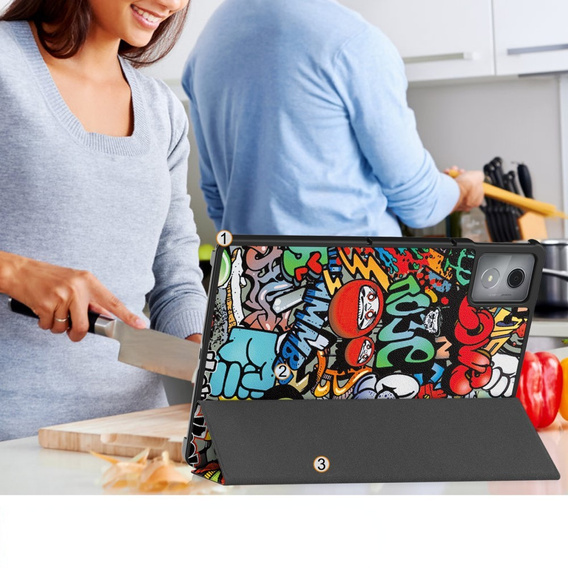 Чехол для Lenovo Tab K11 Plus, Smartcase, graffiti