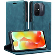 Чехол для Xiaomi Redmi 12C, ERBORD Vintage, бумажник с клапаном, синий