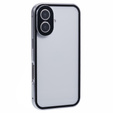 Чохол для iPhone 16, Magnetic Dual Glass, сріблястий