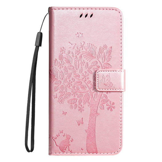 Чохол-накладка для Xiaomi 13T / 13T Pro, дерево, рожевий rose gold